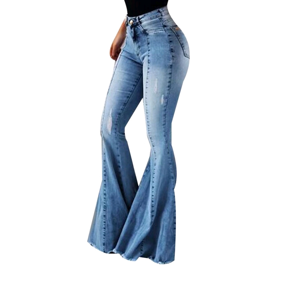 Bell bottom flared jeans